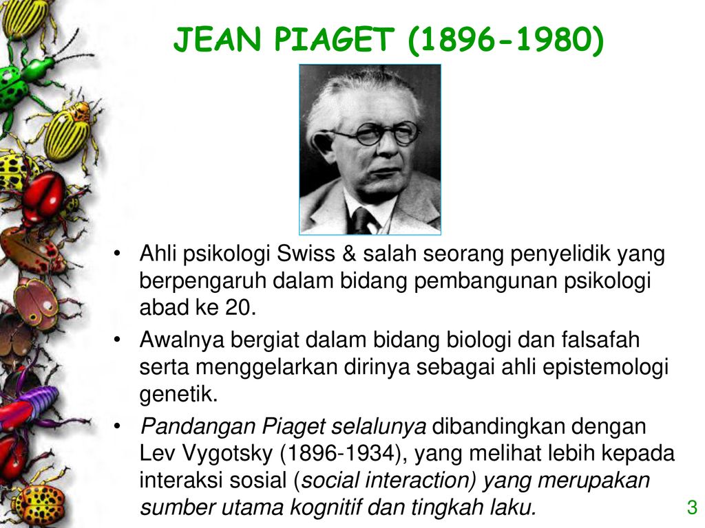 SESI 1 PERKEMBANGAN KOGNITIF Piaget Vygotsky ppt download